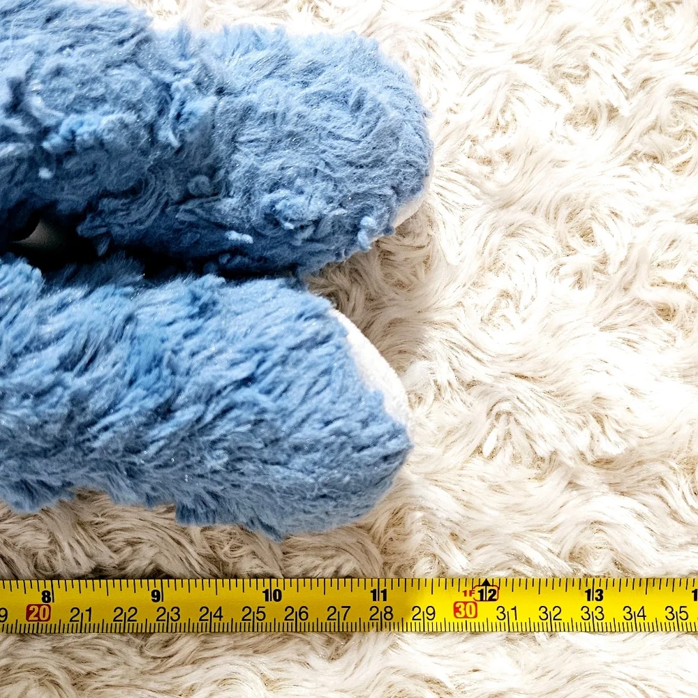 The Polar Express - Blue Fuzzy Bear &  Snowman Duo Set Of 2 Plush W/ Jingle Bell - Picture 10 of 13